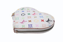 Load image into Gallery viewer, 極美品 LOUIS VUITTON ルイヴィトン ポルトモネ クール コインケース 小銭入れ M60040 モノグラム マルチカラー ホワイト 村上隆 中古 4b004645