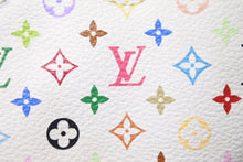 Load image into Gallery viewer, 極美品 LOUIS VUITTON ルイヴィトン ポルトモネ クール コインケース 小銭入れ M60040 モノグラム マルチカラー ホワイト 村上隆 中古 4b004645