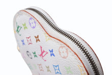 Load image into Gallery viewer, 極美品 LOUIS VUITTON ルイヴィトン ポルトモネ クール コインケース 小銭入れ M60040 モノグラム マルチカラー ホワイト 村上隆 中古 4b004645