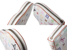 Load image into Gallery viewer, 極美品 LOUIS VUITTON ルイヴィトン ポルトモネ クール コインケース 小銭入れ M60040 モノグラム マルチカラー ホワイト 村上隆 中古 4b004645