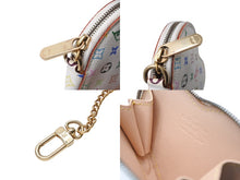 Load image into Gallery viewer, 極美品 LOUIS VUITTON ルイヴィトン ポルトモネ クール コインケース 小銭入れ M60040 モノグラム マルチカラー ホワイト 村上隆 中古 4b004645