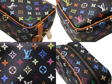 Load image into Gallery viewer, 極美品 LOUIS VUITTON ルイヴィトン ポーチ トゥルース ワピティ ポーチ M58034 モノグラム マルチカラー ブラック 村上隆 中古 4b004647