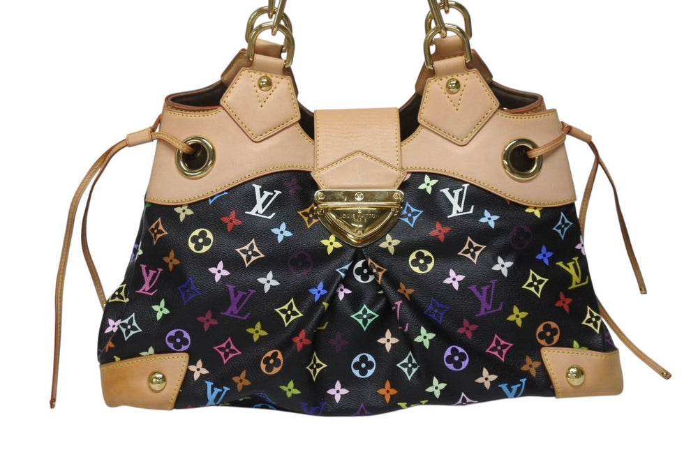 LOUIS VUITTON Monogram Multicolor Takashi Murakami Ursula Black Handbag M40124 Good Condition Used 4b004649