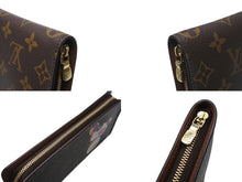 Load image into Gallery viewer, 極美品 LOUIS VUITTON ルイ ヴィトン × 村上隆 コラボ 長財布 M61729 パンダ ポルトモネジップ モノグラムキャンバス 中古 4b004650