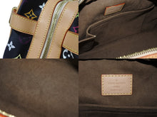 Load image into Gallery viewer, 極美品 LOUIS VUITTON ルイヴィトン ショルダーバッグ クラウディア ノワール M40194 モノグラム マルチカラー ブラック 村上隆 中古 4b004651