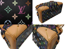 Load image into Gallery viewer, 極美品 LOUIS VUITTON ルイヴィトン ショルダーバッグ クラウディア ノワール M40194 モノグラム マルチカラー ブラック 村上隆 中古 4b004651