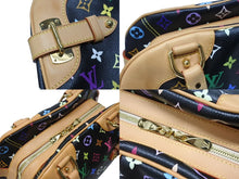 Load image into Gallery viewer, 極美品 LOUIS VUITTON ルイヴィトン ショルダーバッグ クラウディア ノワール M40194 モノグラム マルチカラー ブラック 村上隆 中古 4b004651