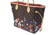 Load image into Gallery viewer, 新品未使用 LOUIS VUITTON ルイヴィトン モノグラム LV × TM ネヴァーフルMM トートバッグ M13271 村上隆 ブラウン ゴールド金具 中古 4b004653