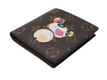 Load image into Gallery viewer, 極美品 LOUIS VUITTON ルイヴィトン ポルトフォイユマルコ M61666 二つ折り財布 村上隆 モノグラムパンダ 中古 4b004655