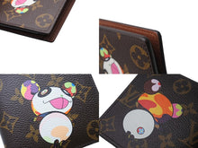 Load image into Gallery viewer, 極美品 LOUIS VUITTON ルイヴィトン ポルトフォイユマルコ M61666 二つ折り財布 村上隆 モノグラムパンダ 中古 4b004655