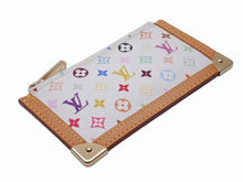 Load image into Gallery viewer, 新品同様 LOUISVUITTON ルイヴィトン ポシェットクレコインケース M92655 モノグラムマルチカラー 村上隆 ホワイト 中古 4b004657