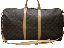 画像をギャラリービューアに読み込む, 極美品 LOUIS VUITTON ルイヴィトン モノグラム キーポルバンドリエール55 M41414 ボストンバック ブラウン 中古 4b004661