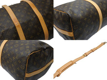 画像をギャラリービューアに読み込む, 極美品 LOUIS VUITTON ルイヴィトン モノグラム キーポルバンドリエール50 ブラウン M41416 ボストンバッグ 中古 4b004662