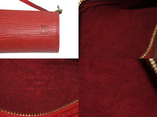 画像をギャラリービューアに読み込む, LOUIS VUITTON ルイヴィトン エピ スフロ ポーチ アクセサリーポーチ カスティリアンレッド ゴールド金具 美品 中古 4b004663