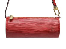 画像をギャラリービューアに読み込む, LOUIS VUITTON ルイヴィトン エピ スフロ ポーチ アクセサリーポーチ カスティリアンレッド ゴールド金具 美品 中古 4b004663