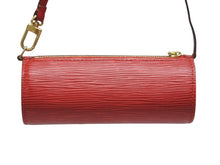 画像をギャラリービューアに読み込む, LOUIS VUITTON ルイヴィトン エピ スフロ ポーチ アクセサリーポーチ カスティリアンレッド ゴールド金具 美品 中古 4b004663