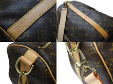 画像をギャラリービューアに読み込む, 極美品 LOUIS VUITTON ルイヴィトン モノグラム キーポルバンドリエール55 M41414 ボストンバック ブラウン 中古 4b004664