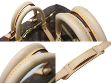 画像をギャラリービューアに読み込む, 極美品 LOUIS VUITTON ルイヴィトン モノグラム キーポルバンドリエール55 M41414 ボストンバック ブラウン 中古 4b004664