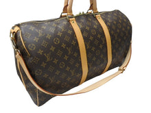 画像をギャラリービューアに読み込む, 新品同様 LOUIS VUITTON ルイヴィトン モノグラム キーポルバンドリエール50 ブラウン M41416 ボストンバッグ 中古 4b004665