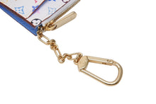 Load image into Gallery viewer, 極美品 LOUIS VUITTON ルイヴィトン ポシェット クレ コインケース 小銭入れ M93733 モノグラム マルチカラー ホワイト 村上隆 中古 4b004668