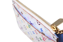 Load image into Gallery viewer, 極美品 LOUIS VUITTON ルイヴィトン ポシェット クレ コインケース 小銭入れ M93733 モノグラム マルチカラー ホワイト 村上隆 中古 4b004668