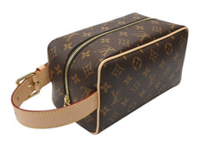 Load image into Gallery viewer, 新品未使用 LOUIS VUITTON ルイヴィトン ロッカー ドップ キット クラッチポーチバッグ M83112 ブラウン ゴールド金具 中古 4b004670