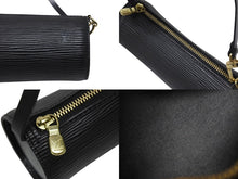 Load image into Gallery viewer, 極美品 LOUIS VUITTON ルイヴィトン ハンドバッグ M52862 エピ スフロ ノワール ゴールド金具 ブラック 中古 4b004671