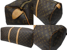 画像をギャラリービューアに読み込む, LOUIS VUITTON ルイヴィトン キーポル50 ボストンバッグ M41426 モノグラムキャンバス ブラウン ゴールド金具 美品 中古 4b004673