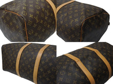 画像をギャラリービューアに読み込む, LOUIS VUITTON ルイヴィトン キーポル50 ボストンバッグ M41426 モノグラムキャンバス ブラウン ゴールド金具 美品 中古 4b004673