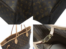 Load image into Gallery viewer, 新品同様 LOUIS VUITTON ルイヴィトン ネヴァーフルMM トートバッグ M40156 モノグラム ブラウン ゴールド金具 中古 4b004674