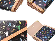 Load image into Gallery viewer, 極美品 LOUIS VUITTON ルイヴィトン ポルト モネ ビエ カルトクレディ 二つ折り財布 M92984 モノグラム マルチカラー 村上隆 中古 4b004675