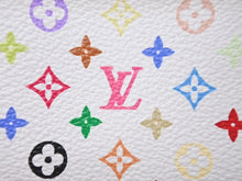 Load image into Gallery viewer, 新品同様 LOUISVUITTON ルイヴィトン ポシェットクレコインケース M92655 モノグラムマルチカラー 村上隆 ホワイト 中古 4b004676