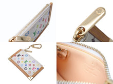 Load image into Gallery viewer, 新品同様 LOUISVUITTON ルイヴィトン ポシェットクレコインケース M92655 モノグラムマルチカラー 村上隆 ホワイト 中古 4b004676