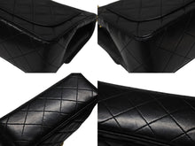Load image into Gallery viewer, 極美品 CHANEL シャネル ミニマトラッセ 17 チェーンショルダーバッグ 1番台 ラムスキン ココマーク ブラック ゴールド金具 中古 4b004679