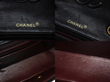 Load image into Gallery viewer, 極美品 CHANEL シャネル ミニマトラッセ 17 チェーンショルダーバッグ 1番台 ラムスキン ココマーク ブラック ゴールド金具 中古 4b004679