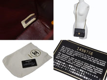 Load image into Gallery viewer, 極美品 CHANEL シャネル ミニマトラッセ 17 チェーンショルダーバッグ 1番台 ラムスキン ココマーク ブラック ゴールド金具 中古 4b004679