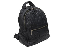 Load image into Gallery viewer, CHANEL シャネル リュック ココクーン キルティング A92559 24番台 ナイロン レザー ブラック シルバー金具 美品 中古 4b004680