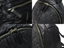 Load image into Gallery viewer, CHANEL シャネル リュック ココクーン キルティング A92559 24番台 ナイロン レザー ブラック シルバー金具 美品 中古 4b004680