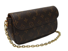 Load image into Gallery viewer, 新品未使用 LOUIS VUITTON ルイヴィトン ウォレット オン チェーン アイビー ハンドバッグ M81911 モノグラム ブラウン ID PVC ゴールド金具 中古 4b004681
