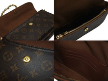 Load image into Gallery viewer, 新品未使用 LOUIS VUITTON ルイヴィトン ウォレット オン チェーン アイビー ハンドバッグ M81911 モノグラム ブラウン ID PVC ゴールド金具 中古 4b004681