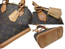 Load image into Gallery viewer, LOUIS VUITTON ルイヴィトン モノグラム アルマBB 2WAYハンドバッグ M53152 ショルダー ロゴ ゴールド金具 良品 中古 4b004683