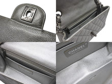 Load image into Gallery viewer, CHANEL シャネル ミニマトラッセ20 Sフラップ Sチェーンショルダーバッグ 24番台 ココマーク キャビアスキン シルバー 美品 中古 4b004685
