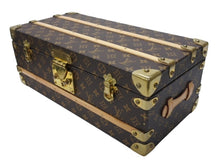 Load image into Gallery viewer, LOUIS VUITTON ルイヴィトン トランク マル・フルール M41504 モノグラムキャンバス レザー ブラウン 美品 中古 4b004688