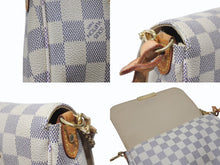 画像をギャラリービューアに読み込む, LOUIS VUITTON ルイヴィトン ショルダーバッグ N41277 フェイボリットPM ダミエ アズール ホワイト ゴールド金具 美品 中古 4b004689