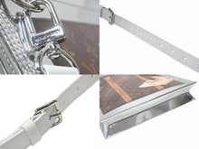 Load image into Gallery viewer, 極美品 希少 LOUIS VUITTON ルイヴィトン ハンドバッグ モノグラム フリーザー サックプラ M23151 PVC エナメル レザー ブラウン シルバー 中古 4b004691