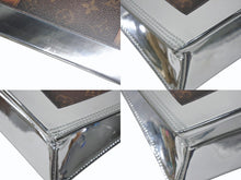 Load image into Gallery viewer, 極美品 希少 LOUIS VUITTON ルイヴィトン ハンドバッグ モノグラム フリーザー サックプラ M23151 PVC エナメル レザー ブラウン シルバー 中古 4b004691