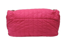 Load image into Gallery viewer, CHANEL シャネル Wチェーンショルダーバッグ 16番台 マドモアゼルライン ココマーク ナイロン レザー ピンク 美品 中古 4b004694