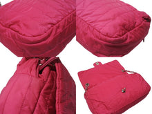 Load image into Gallery viewer, CHANEL シャネル Wチェーンショルダーバッグ 16番台 マドモアゼルライン ココマーク ナイロン レザー ピンク 美品 中古 4b004694