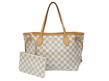 Load image into Gallery viewer, LOUIS VUITTON ルイヴィトン ハンドバッグ ネヴァーフルPM ダミエアズールキャンバス N41362 ホワイトゴールド金具 美品 中古 4b004700
