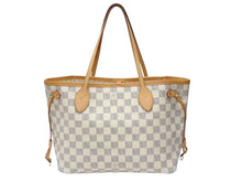 Load image into Gallery viewer, LOUIS VUITTON ルイヴィトン ハンドバッグ ネヴァーフルPM ダミエアズールキャンバス N41362 ホワイトゴールド金具 美品 中古 4b004700